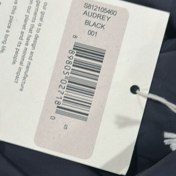 NWT Mara Hoffman Black Audrey Plunge Square Neck One-Piece Swimsuit Size Small - Picture 6 of 9